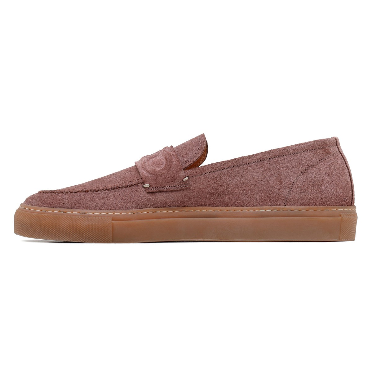St. Tropez brown suede loafers