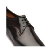 Dark brown leather Derby shoes