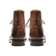 Brown leather ankle boot