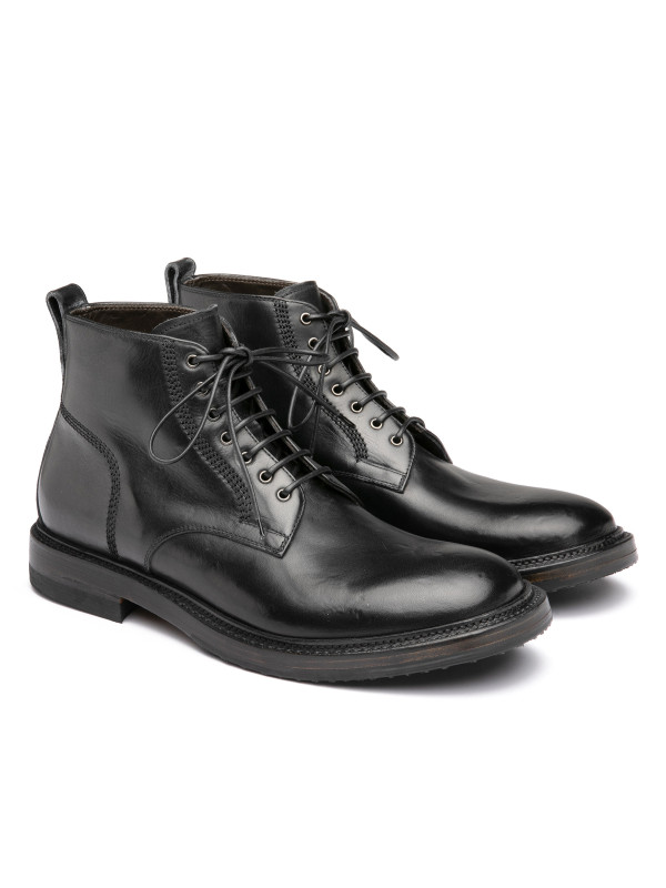 Black Elbamatt Ankle Boot