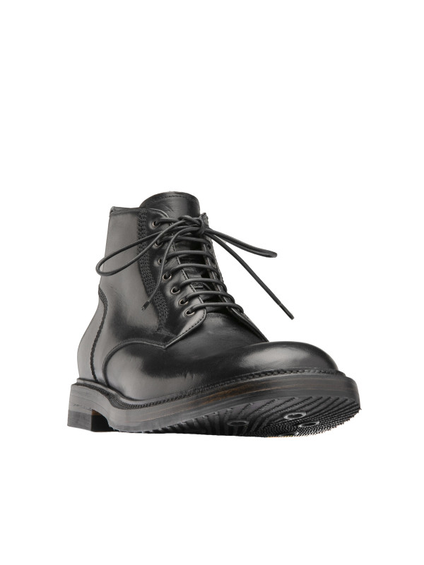 Black Elbamatt Ankle Boot