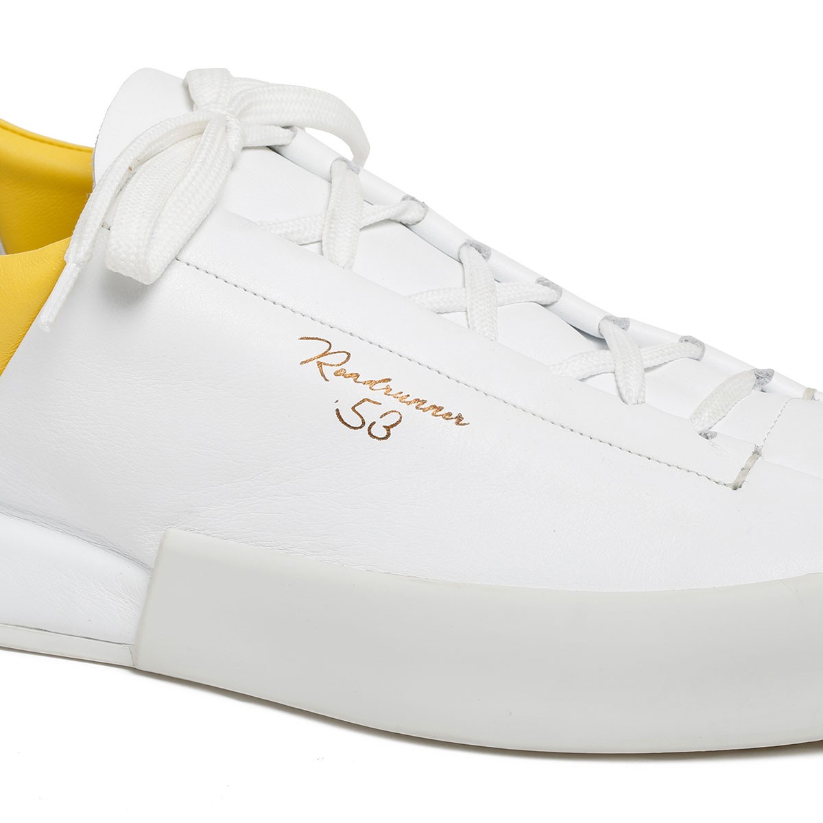 Sneakers Epis bianco e giallo